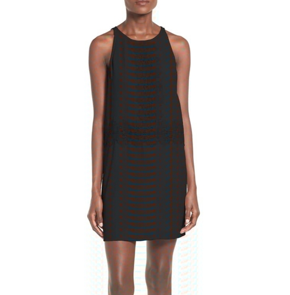 Leith Dresses & Skirts - Leith Medium Black Lace Trim Dress